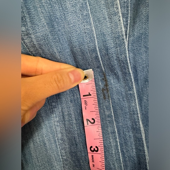 Sezane Sol Dress Denim Size 2 - Picture 6 of 7